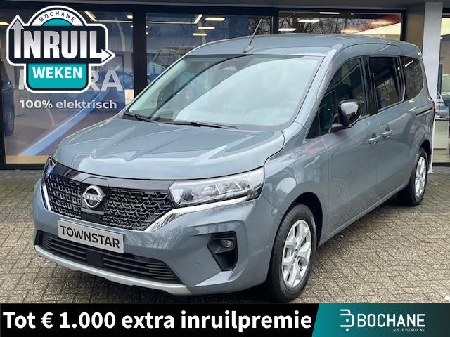 Nissan Townstar Evalia N-connecta NIEUW UIT VOORRAAD LEVERBA, Auto's, Nissan, 45 kWh, Met garantie (alle), 122 pk, Nieuw