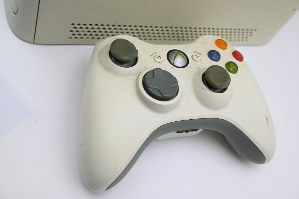 Xbox 360 120GB Wit + 1 Controller, Gebruikt, Ophalen of Verzenden, X, 360 Arcade of Core