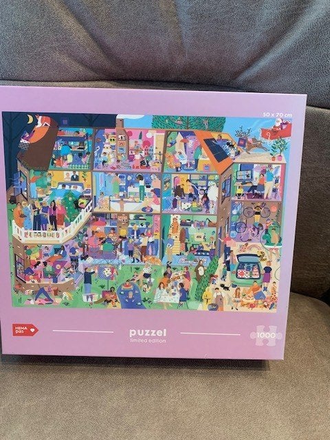 Puzzel (Hema) 1.000 stukjes, Hobby en Vrije tijd, Denksport en Puzzels, Ophalen of Verzenden, 500 t/m 1500 stukjes, Zo goed als nieuw