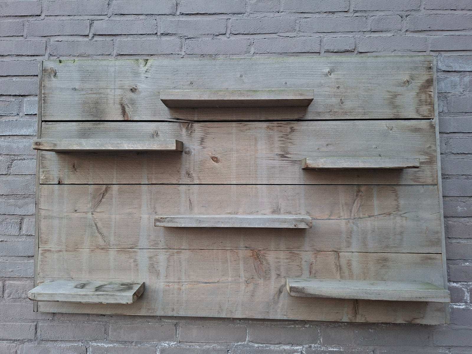 houten wanddecoratie/plantenrek 120x80 cm, Tuin en Terras, Ophalen, Gebruikt