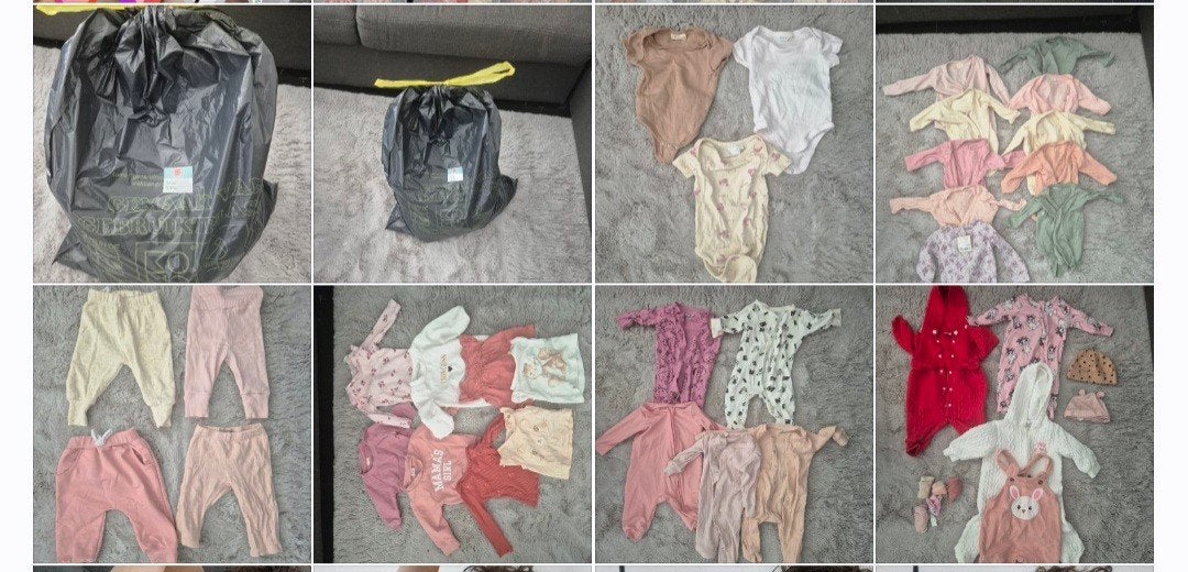 Baby kleding meisje 56/62, Kinderen en Baby's, Babykleding | Baby-kledingpakketten, Ophalen, Zo goed als nieuw, Maat 62