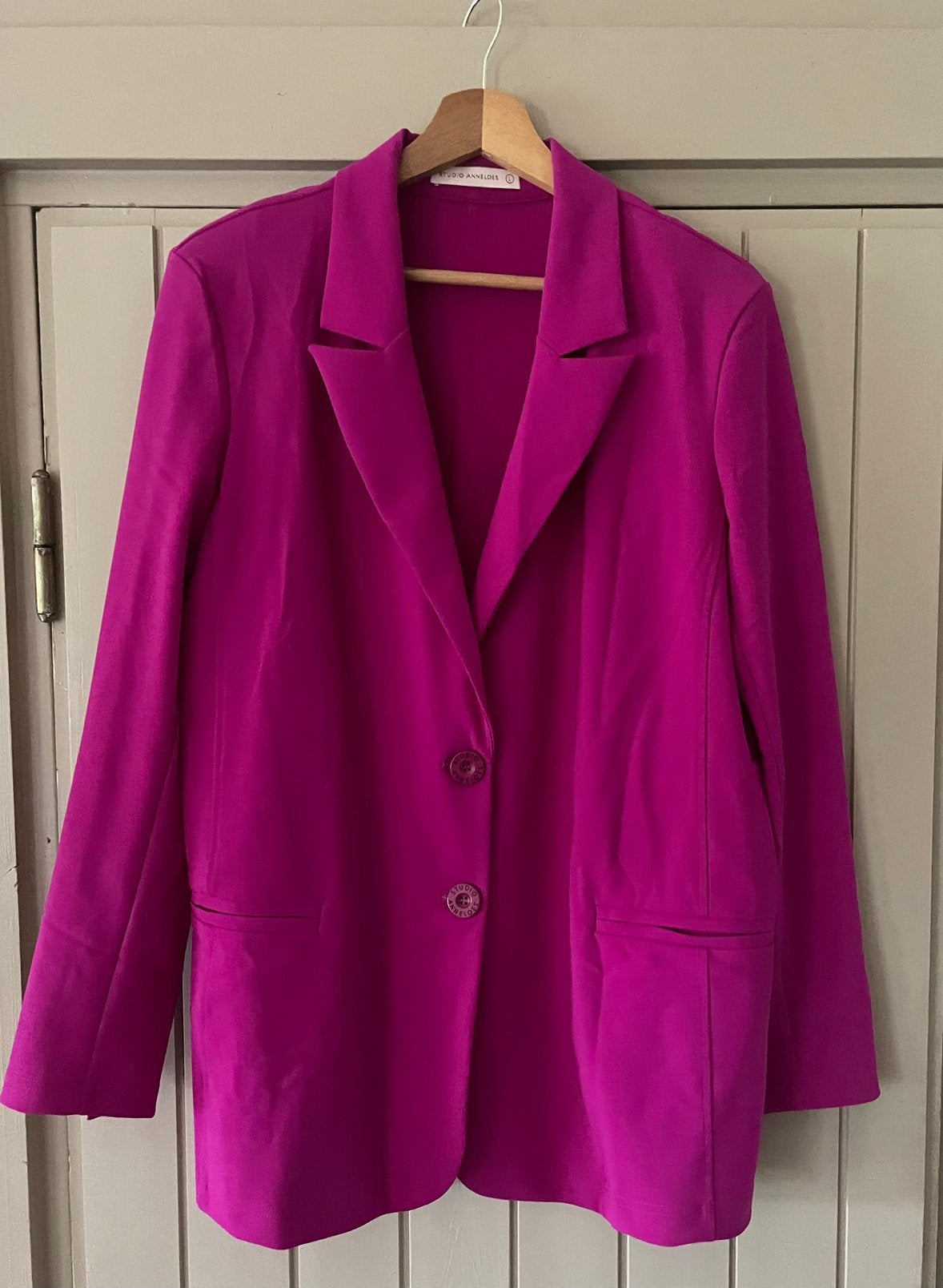 Mooie blazer van Studio Anneloes maat L., Ophalen of Verzenden, Zo goed als nieuw, Maat 38/40 (M)