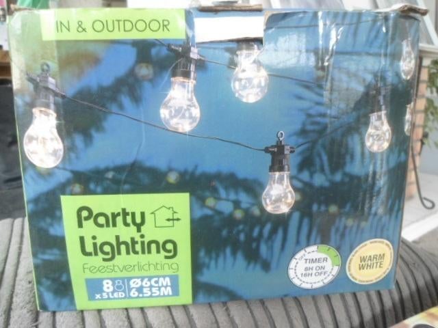 NIEUW! Party Lighting; Feestverlichting - in & outdoor, Tuin en Terras, Buitenverlichting, Kunststof, Minder dan 50 watt, Overige typen