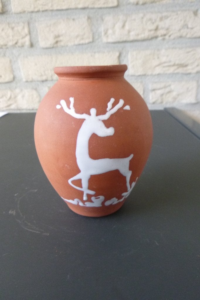 verschillende kleine vintage vaasjes, Ophalen of Verzenden, Gebruikt, Overige kleuren, Steen/keramiek