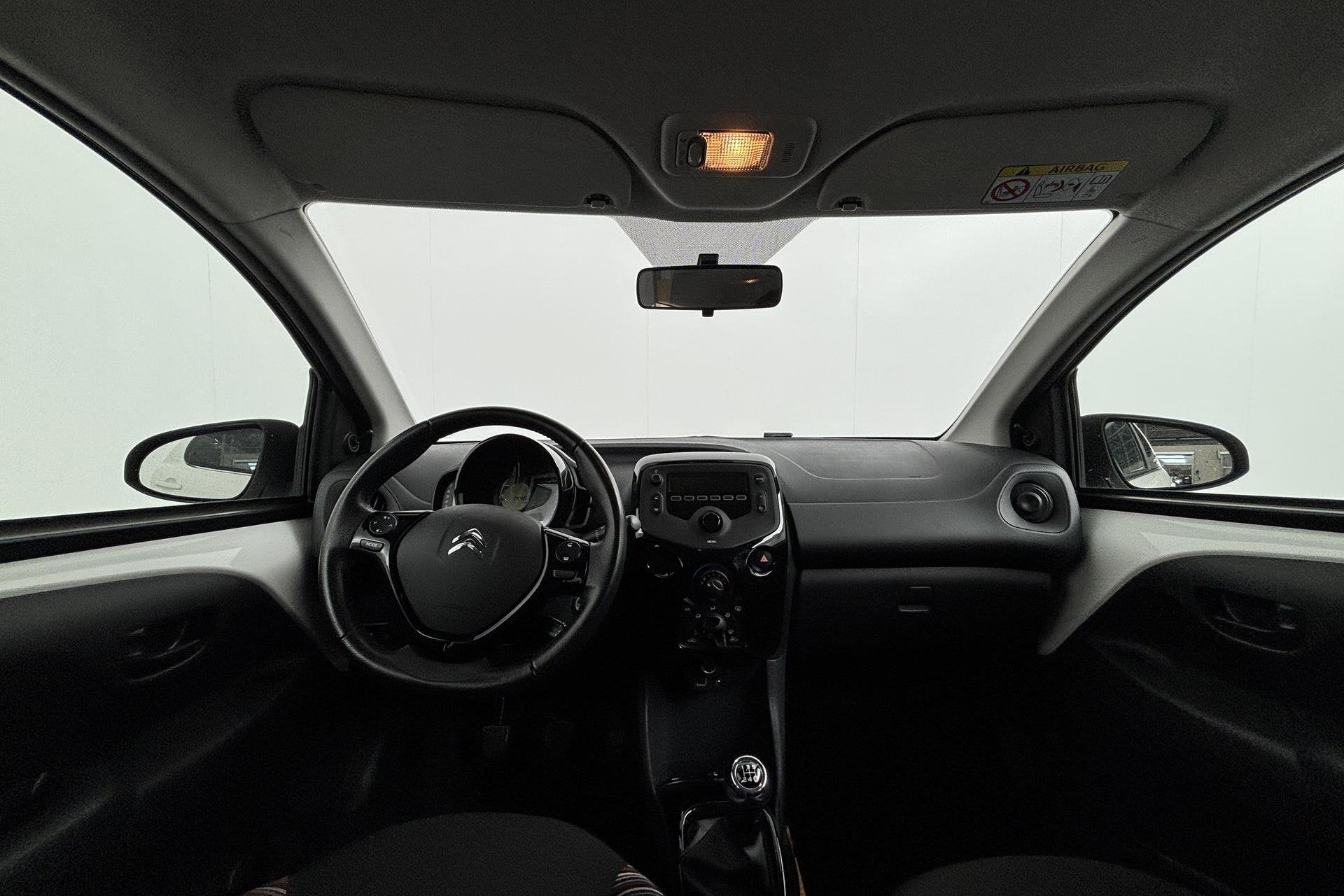Citroen C1 1.0 VTi Feel Ideale eerste of tweede auto voor de, Voorwielaandrijving, Stof, Gebruikt, Euro 6