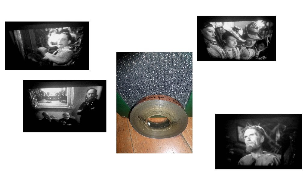 35mm film - fragment Duitse Musical - 10-12 min - zw/w, Ophalen of Verzenden, 35mm film