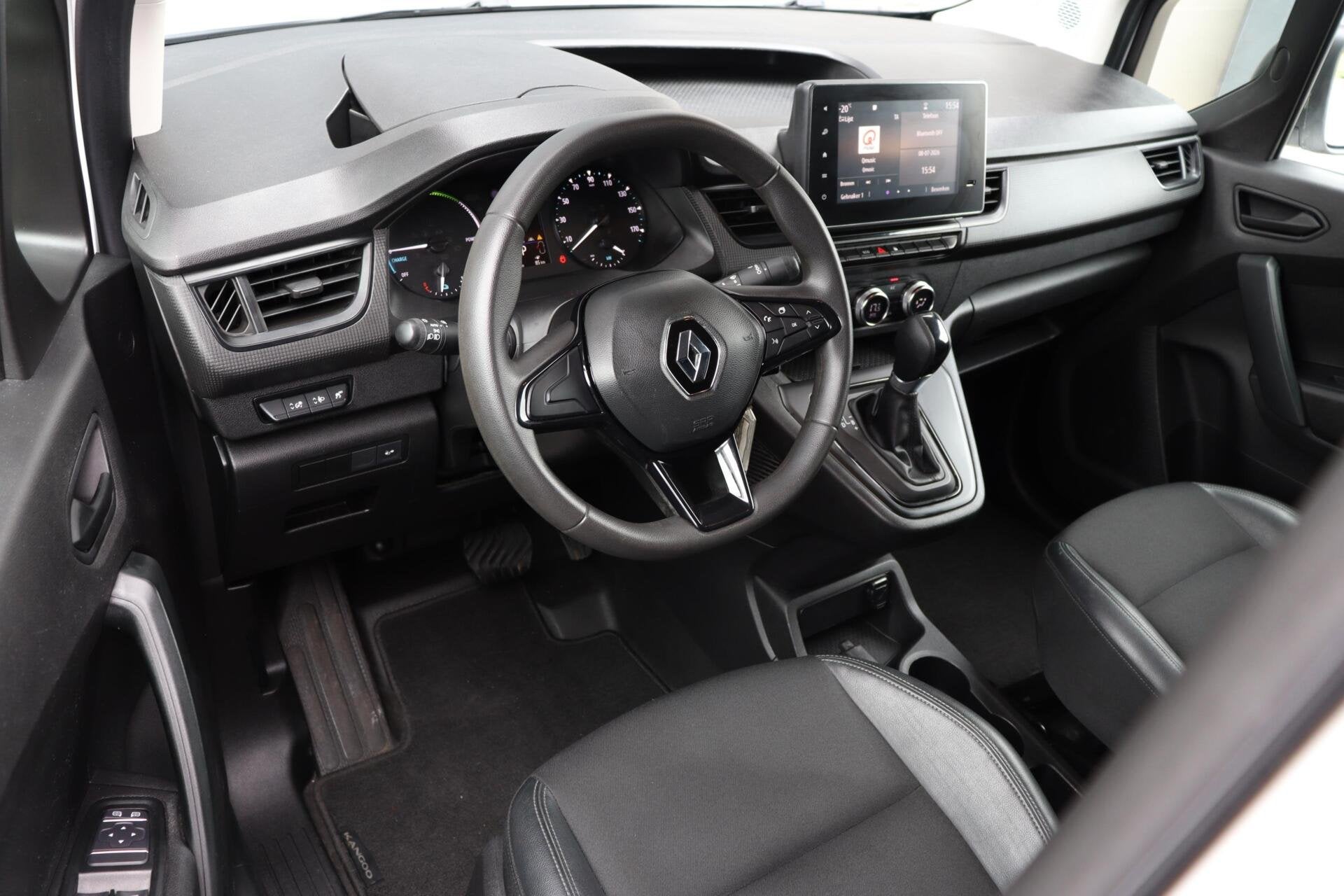 Renault Kangoo E-Tech 22 kW 44 kWh l CLIMA l CARPLAY l PDC, Gebruikt, Met garantie (alle), Renault, Leder en Stof