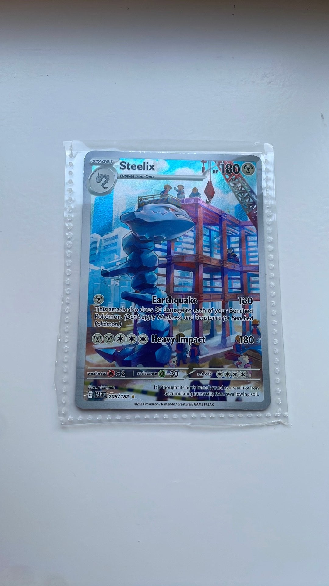 Steelix, Ophalen, Zo goed als nieuw