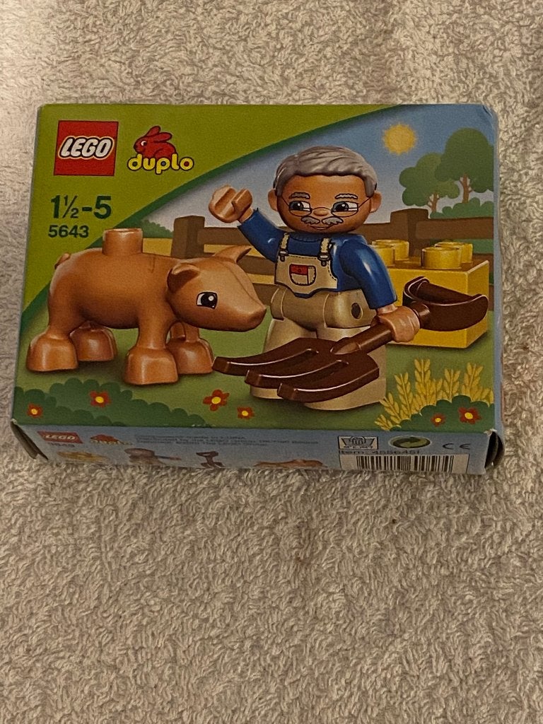 Duplo 5643, Boer met varken, nieuw in doos, Compleet, Nieuw, Ophalen of Verzenden, Duplo