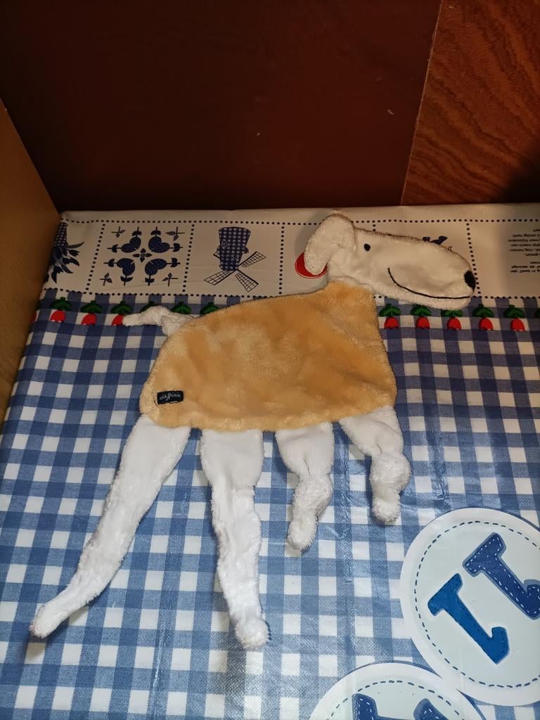 Difrax hond knuffeldoekje, Ophalen of Verzenden, Zo goed als nieuw, Konijn