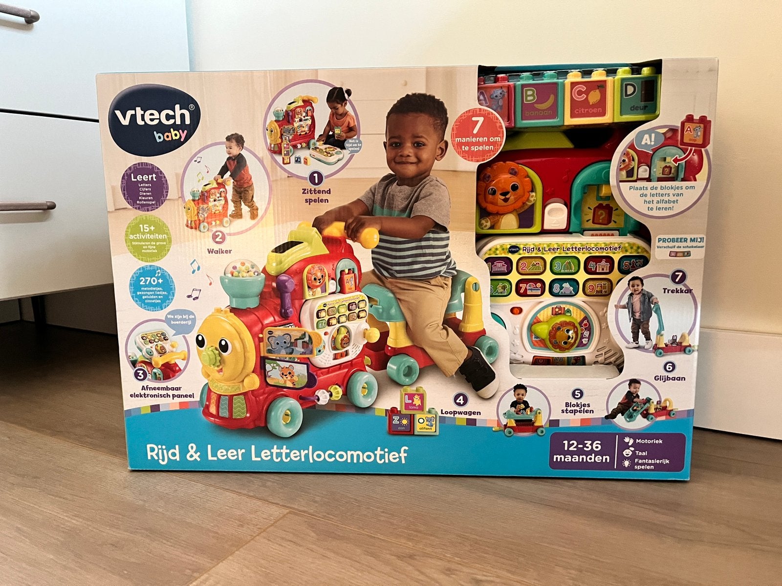 V tech speel locomotief!, Kinderen en Baby's, Speelgoed | Vtech, Ophalen of Verzenden, Zo goed als nieuw