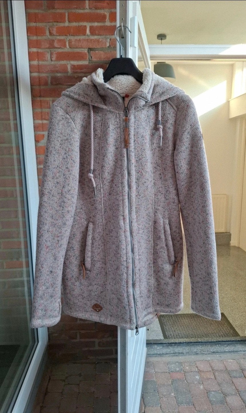 Mooie vegan jas vest Keira met teddy voering, Keira, Ophalen of Verzenden, Gedragen, Meerkleurig