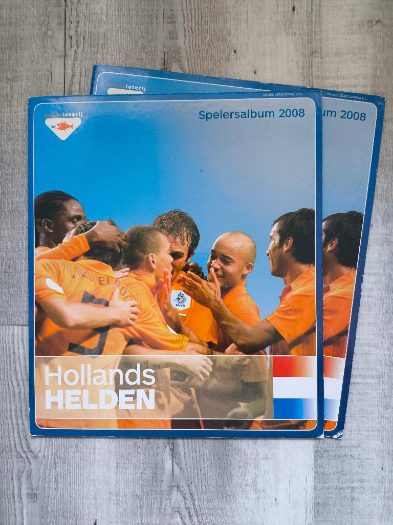 verzamelalbum EK voetbal 2008 staatsloterij Hollands Helden, Ophalen of Verzenden, Zo goed als nieuw, Overige binnenlandse clubs