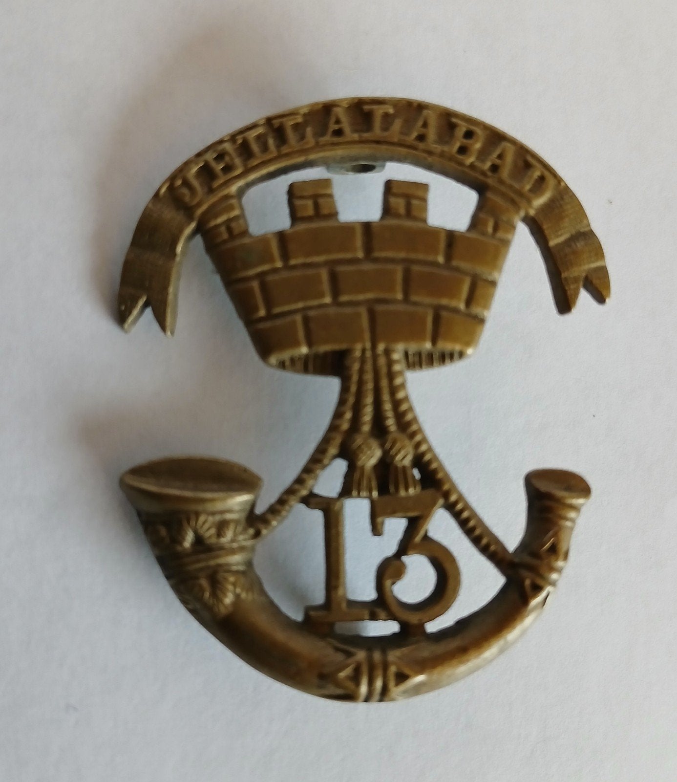 13th Somerset Light Infantry Glengarry Cap Badge Wo2, Verzamelen, Militaria | Tweede Wereldoorlog, Ophalen of Verzenden, Engeland