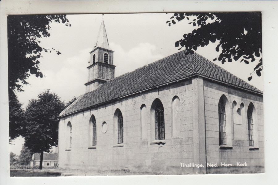 Tinallinge - Baflo, Ned. Herv. Kerk, Verzamelen, Ophalen of Verzenden, 1960 tot 1980, Ongelopen, Groningen