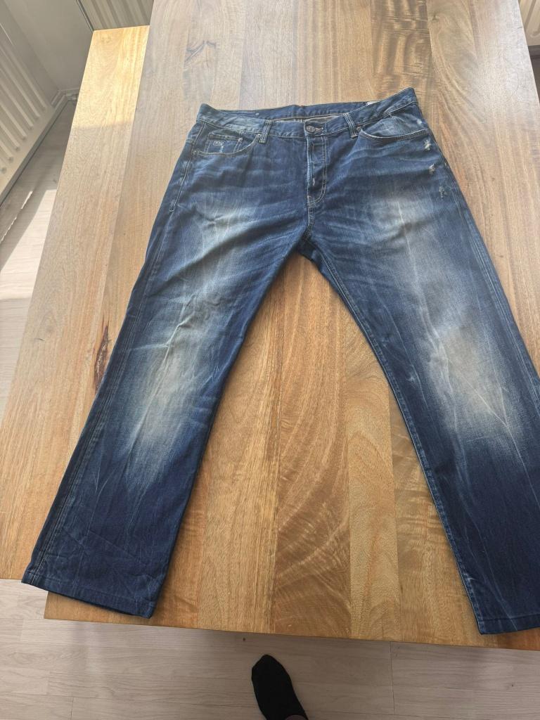 G-Star RAW 3301 Loose Fit Spijkerbroek W38, L34, Blauw, Nieuw, Ophalen of Verzenden, G-Star Raw