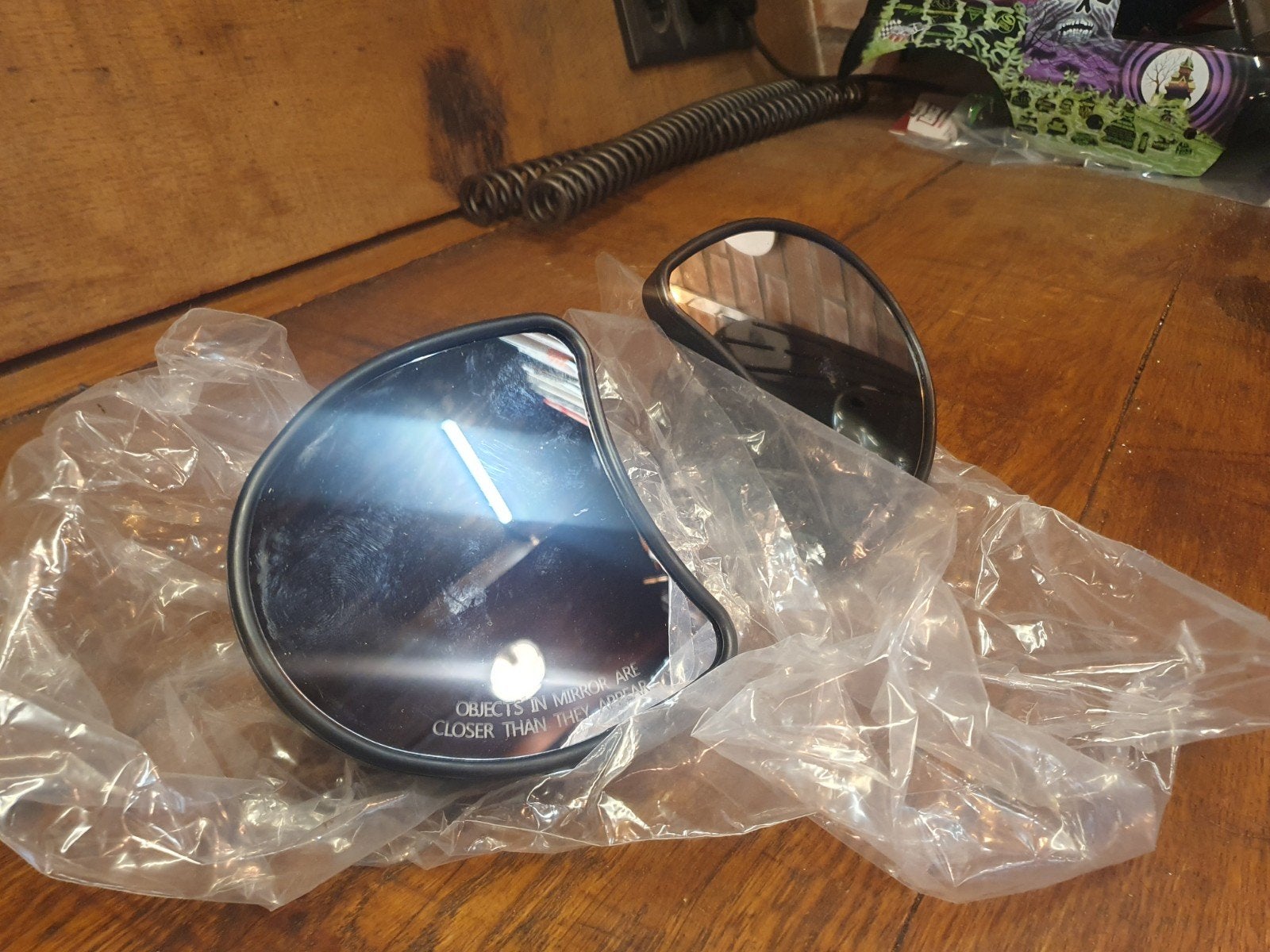 Aftermarket Harley Batwing Spiegels, Motoren, Ophalen of Verzenden