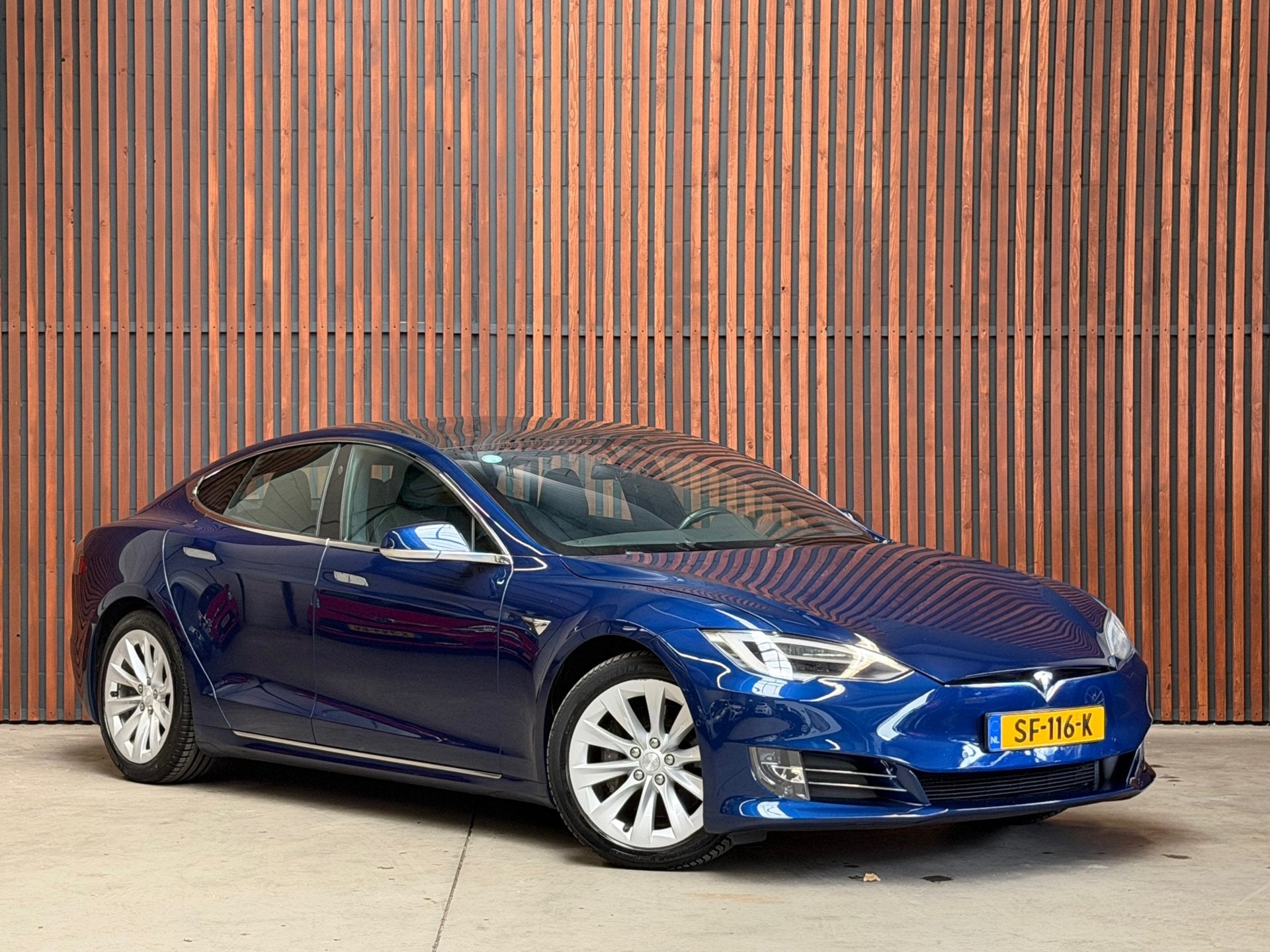 Tesla Model S 75D Base, Gebruikt, Zwart, Lease, Hatchback