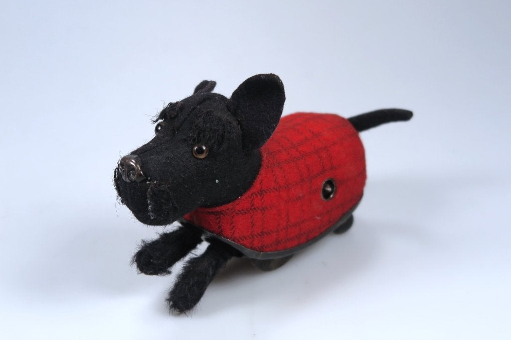 Schuco 742 Scotch Terrier opwind hond, vooroorlogs, Jaren 30, Ophalen of Verzenden