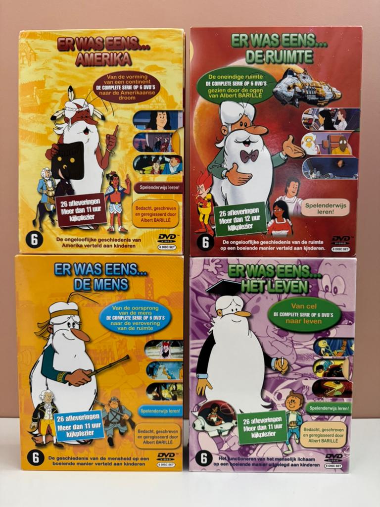 Er Was Eens… complete serie. 4 Boxsets, Cd's en Dvd's, Vanaf 6 jaar, Ophalen of Verzenden, Europees, Boxset