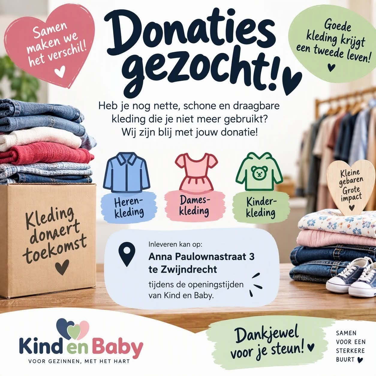 donaties gezocht, Kleding | Dames, Ophalen of Verzenden, Zo goed als nieuw
