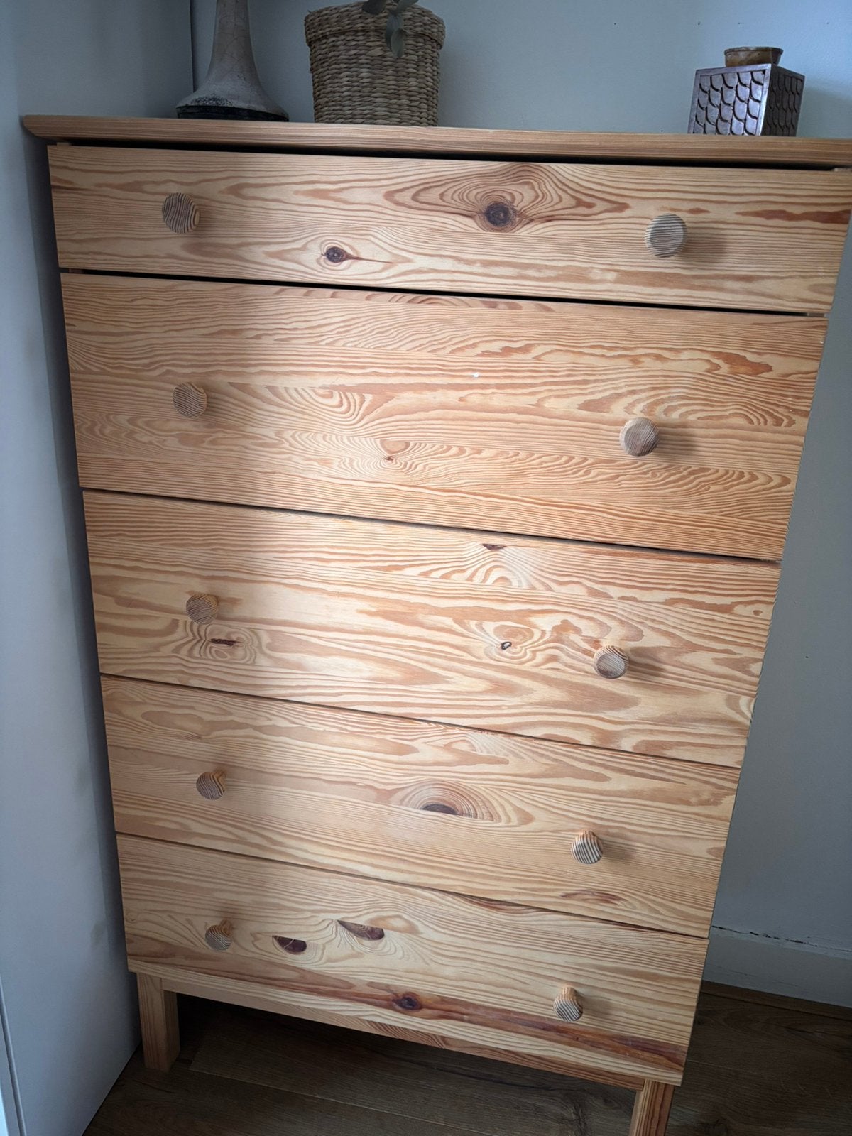 IKEA Tarva ladekast - grenen, Ophalen, Gebruikt, 5 laden of meer, 100 tot 150 cm