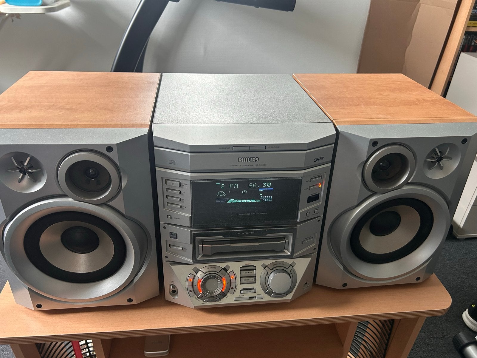 Philips FW-R8/22 Microset met Tuner, CD en CD-recorder, Ophalen, Philips, Gebruikt, Tuner of Radio