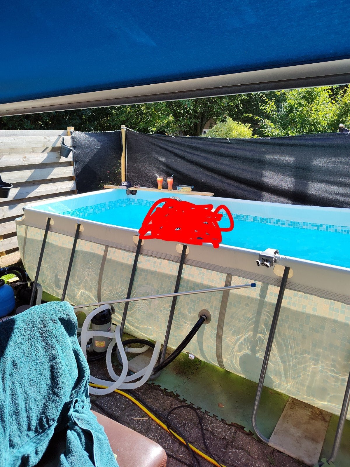 avenli zwembad robuste verzie 7200 liter, Tuin en Terras, Zwembaden, Gebruikt, Minder dan 80 cm, Ophalen of Verzenden, Minder dan 200 cm