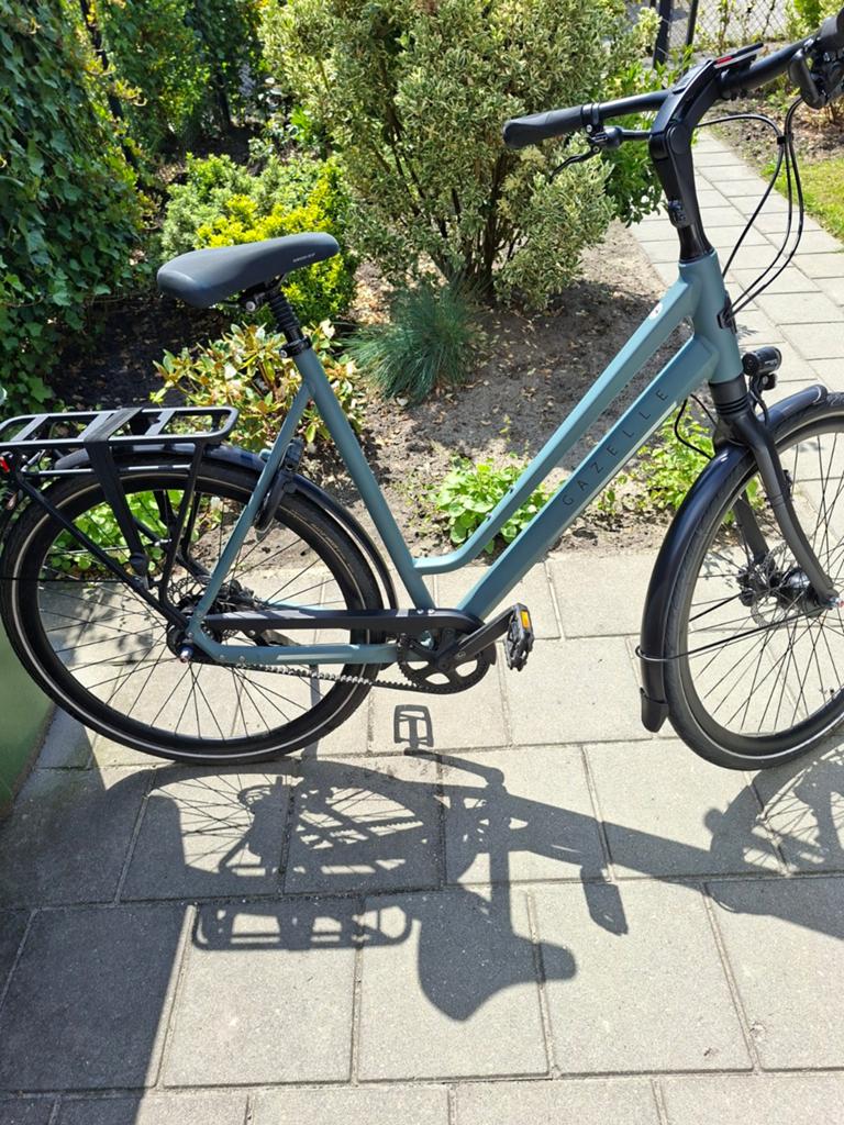 Gazelle chamonix c8  geen electriche fiets, Versnellingen, Zo goed als nieuw, Schijfrem, Gazelle