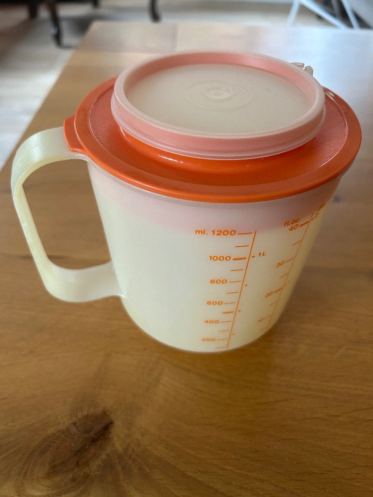 TUPPERWARE Mix 'n Meet 1,25 L, Ophalen of Verzenden, Gebruikt, Oranje, Overige typen