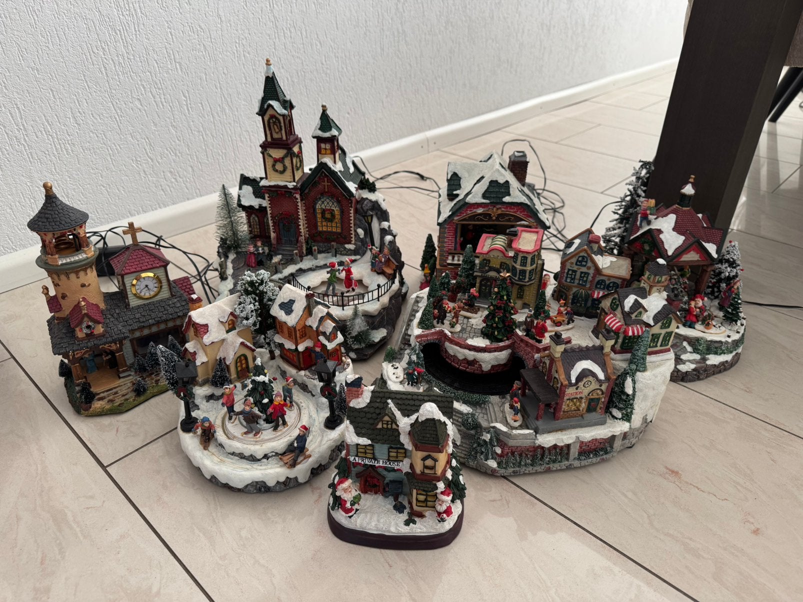 Leuk kerstdorp, Ophalen, Gebruikt