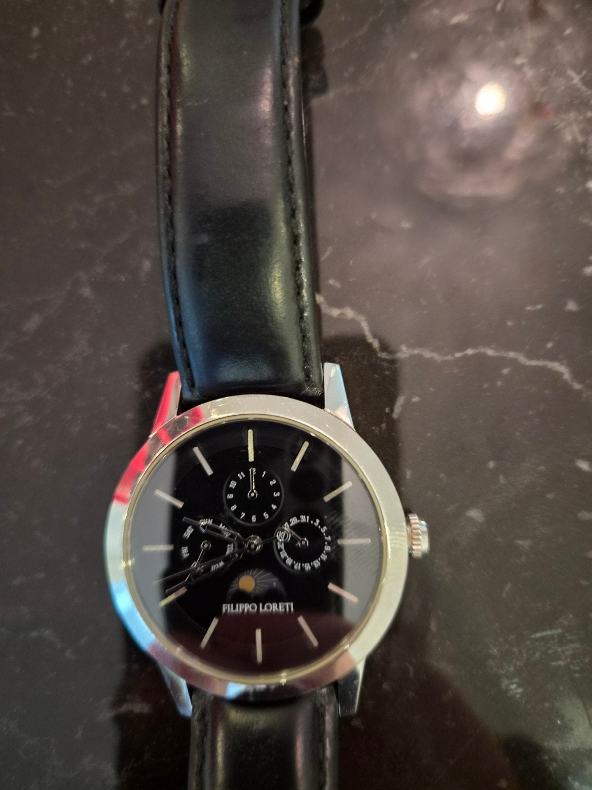 Filippo Loreti Venice Moonphase Limited Edition, Ophalen of Verzenden, Staal, Polshorloge, Overige merken