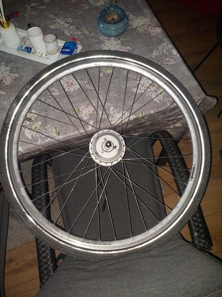 Amslod voorwielmotor, Gebruikt, Ophalen of Verzenden, Aluminium, Amslod
