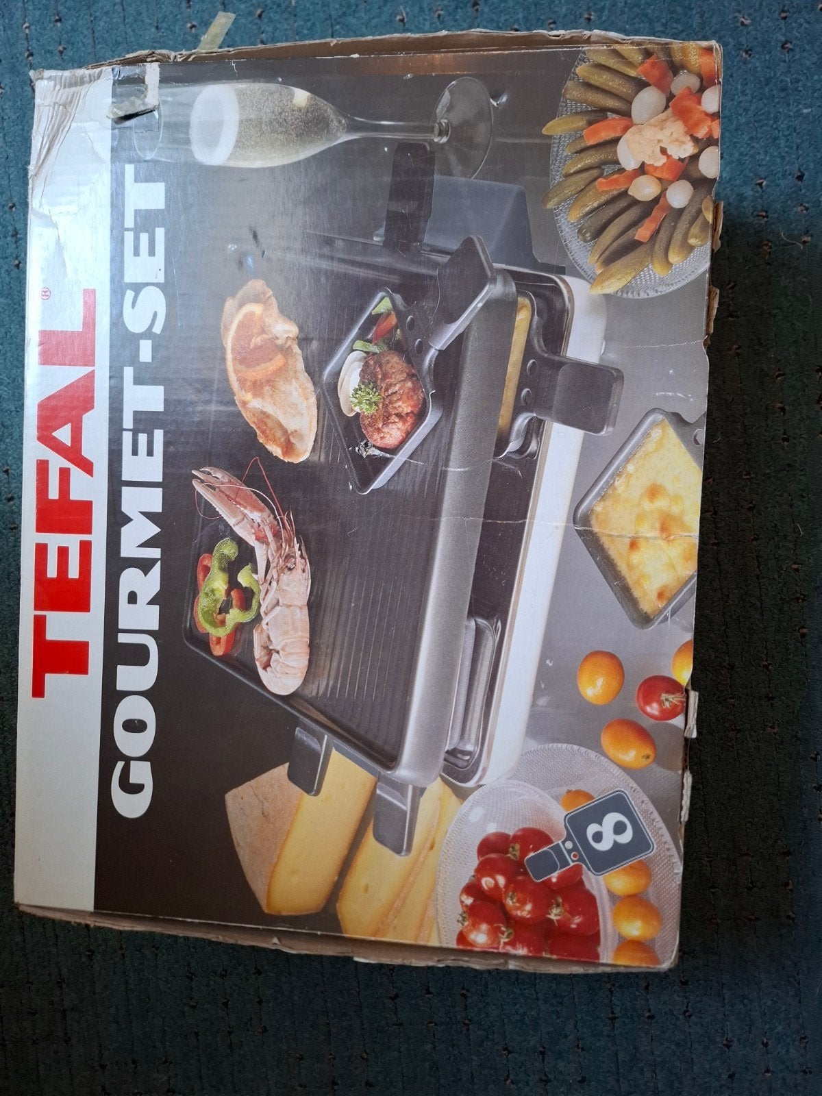 Tefal gourmet-set, Ophalen, Zo goed als nieuw, 4 t/m 7 personen