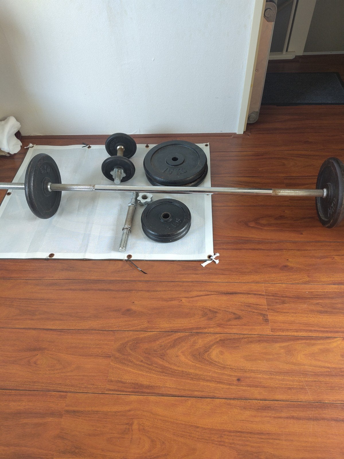 Fitness set, Ophalen