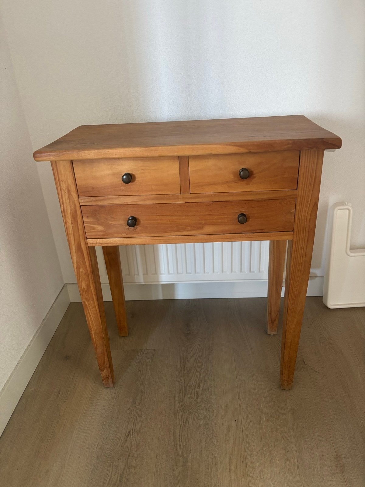 Teak kastje met lades, Huis en Inrichting, Kasten | Ladekasten, Ophalen, Teakhout, 50 tot 100 cm, Zo goed als nieuw