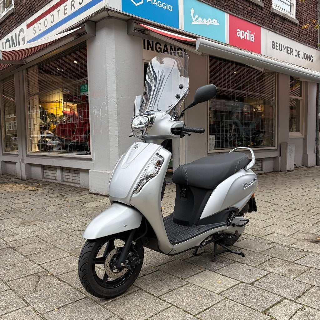 Suzuki Address 125 Zilver - 18/12/2024 - 4002 km - Garantie, Suzuki, Scooter, Occasion, Bedrijf