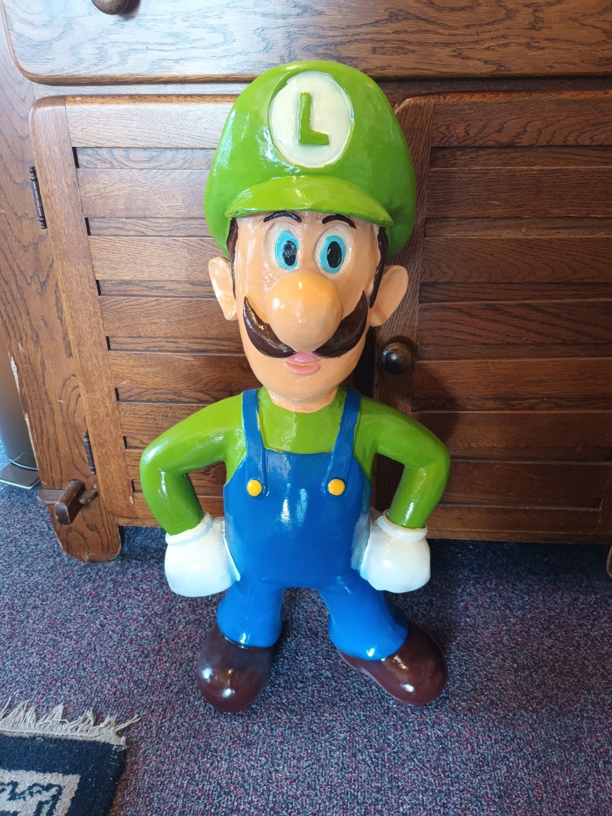 nieuw groot beeld luigi /of super mario., Ophalen, Nieuw
