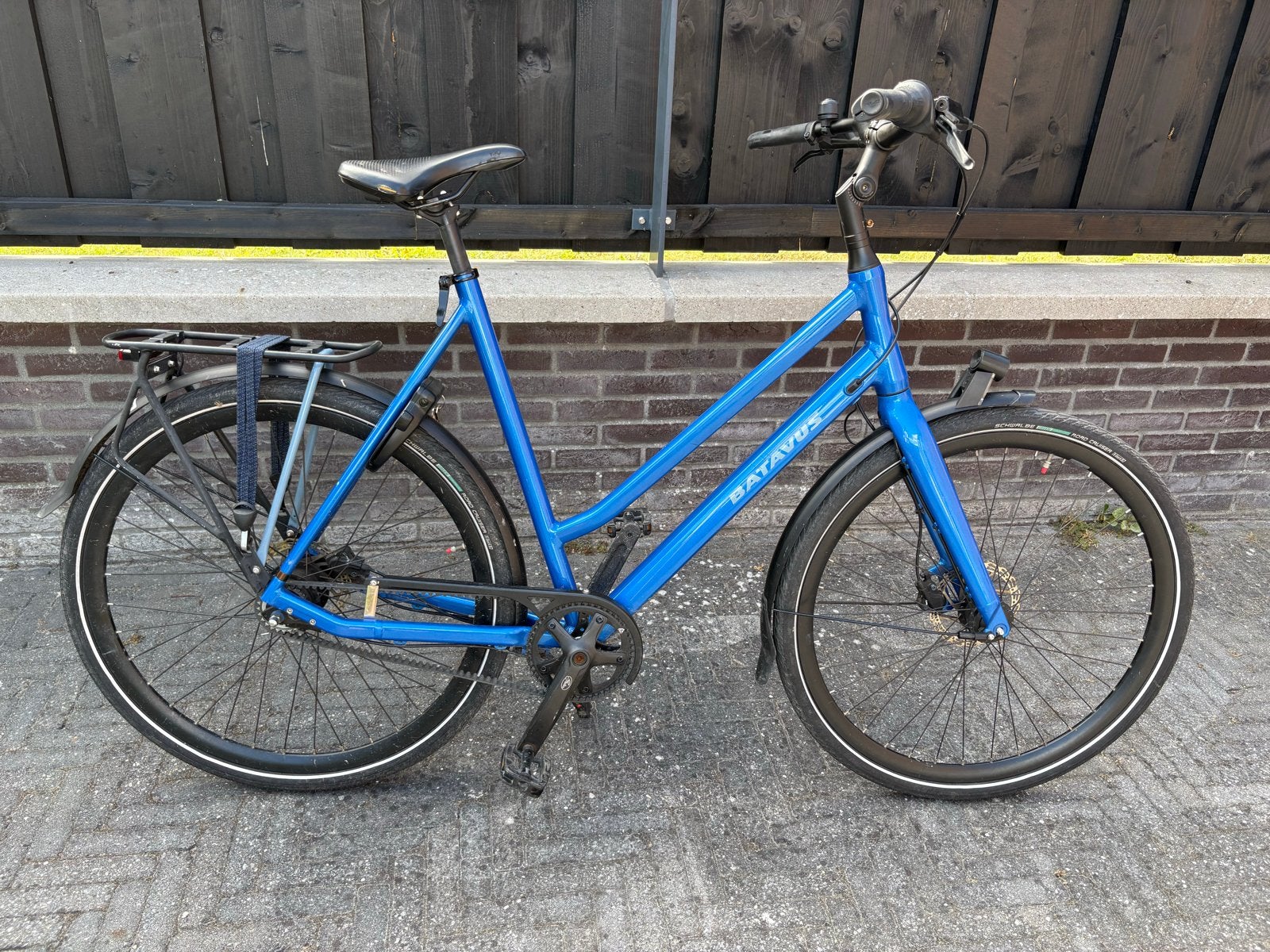 Batavus Dinsdag damesfiets - Zo goed als nieuw, Ophalen, (Extra) lage instap, Batavus, 56 cm of meer