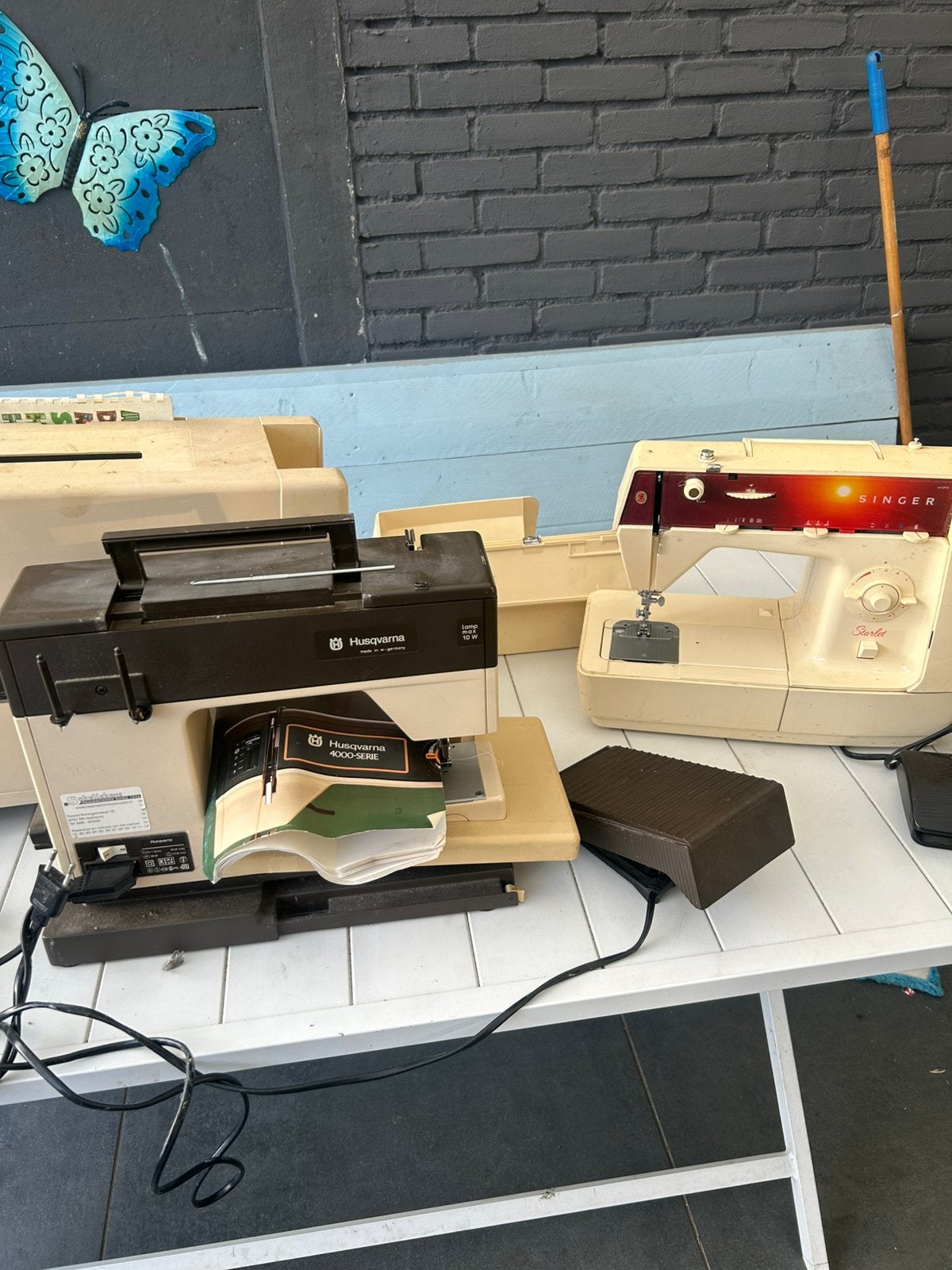 Diverse naaimachines, Ophalen of Verzenden, Zo goed als nieuw, Lockmachine, Overige merken