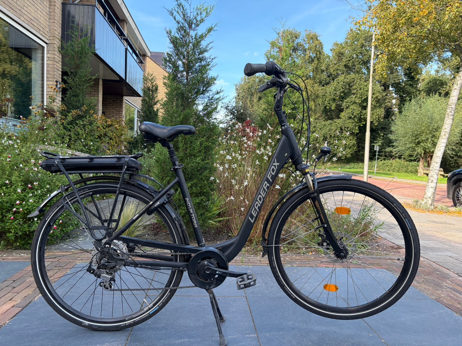 Leader Fox Induktora e-bike 28” – accu defect - frame 51cm, 47 tot 51 cm, Ophalen, Gebruikt, Overige merken