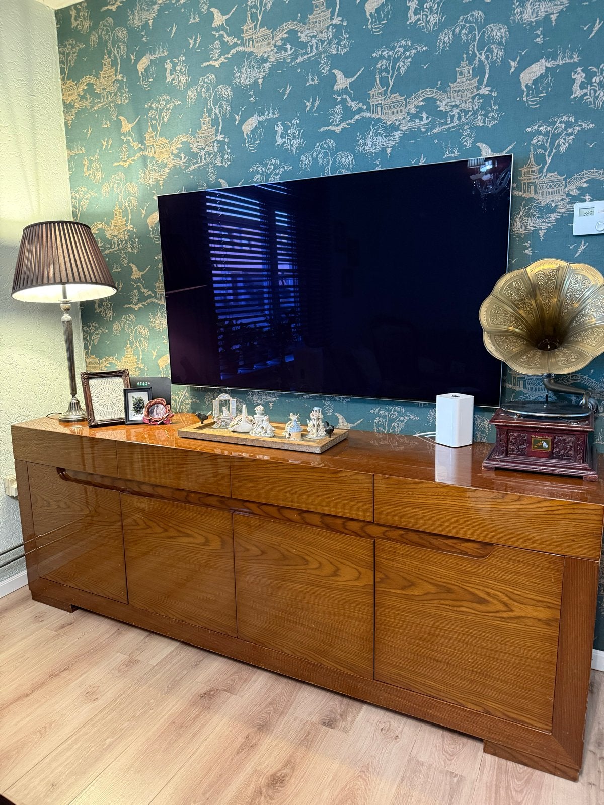 Elegant dressoir met lades en deuren - 220x80x50 cm, Ophalen, Overige materialen, Zo goed als nieuw, 200 cm of meer