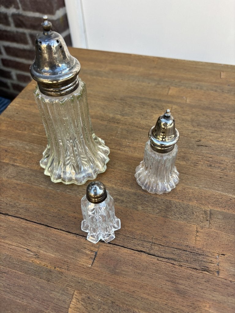 Peper en Zoutstel, Ophalen of Verzenden, Overige merken, Glas, Overige typen