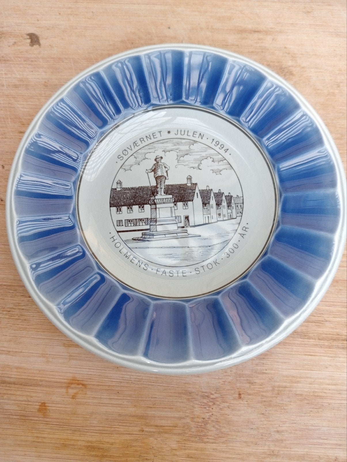 Holmens Faste Stok Kerstbord 1994 - SØVÆRNET, Antiek en Kunst, Ophalen of Verzenden