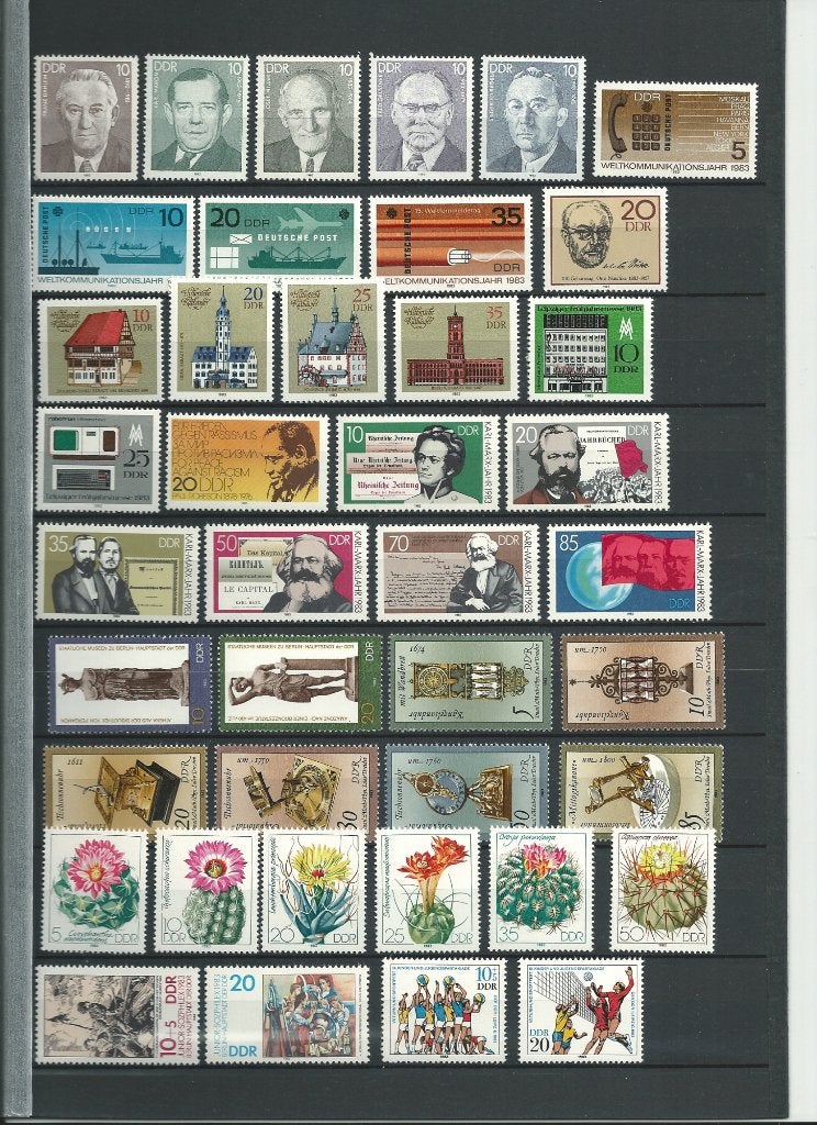 DDR, jaargang 1983, helemaal compleet, Postfris., Ophalen of Verzenden, DDR, Postfris