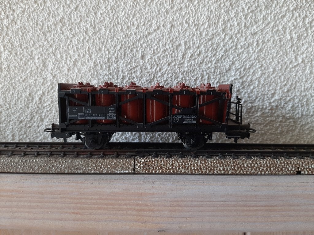 Marklin 4657 zuurflessen wagen., Wisselstroom, Gebruikt, Wagon, Ophalen of Verzenden
