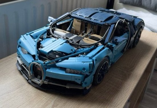 Lego Technic Bugatti Chiron 42083 met doos en handleiding, Verzenden, Zo goed als nieuw, Overige merken