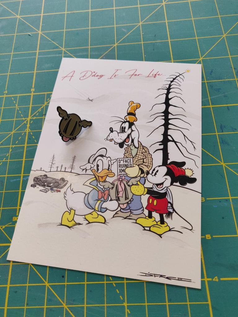 D*Face pins + mini print, Ophalen
