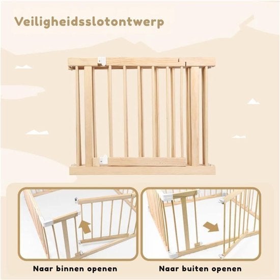 Speelpark – Houten Speelbox – Babypark, Corvance B.V., Verzenden, Nieuw, Corvancebol@gmail.com