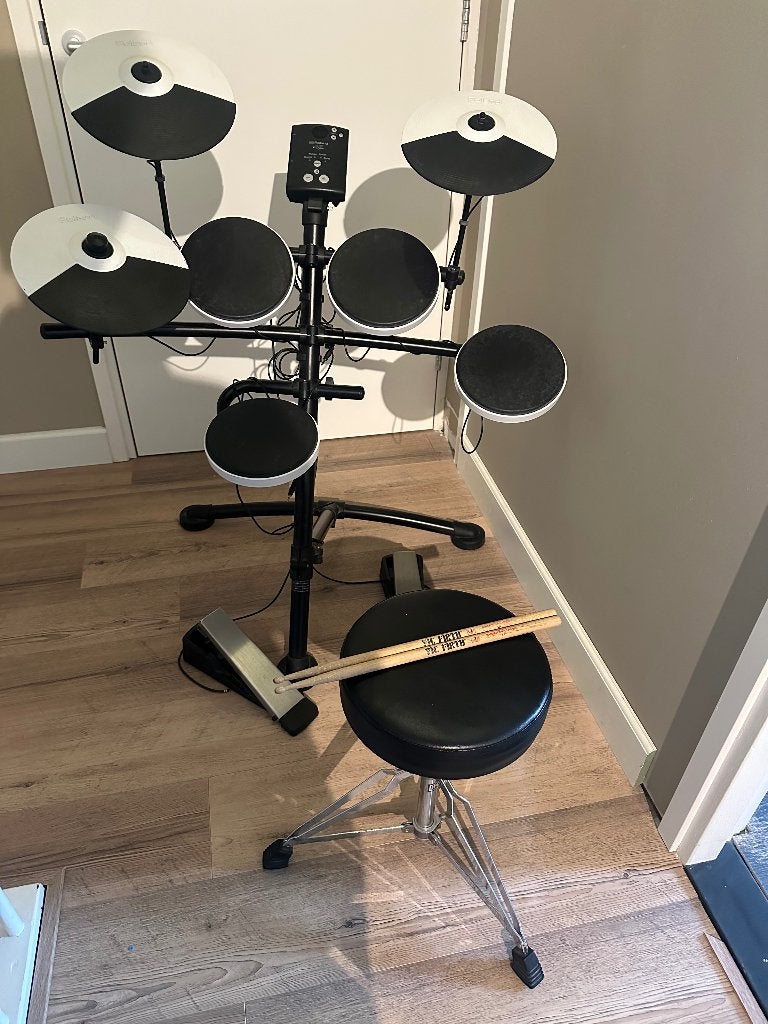 elektronisch drumstel Roland TD1K  V-Drums, met accessoires, Muziek en Instrumenten, Ophalen, Gebruikt, Roland, Elektronisch